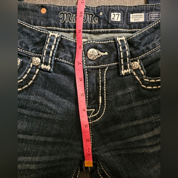 MissMe Jeans Womens Signature Bootcut Size 27 - Picture 11 of 12